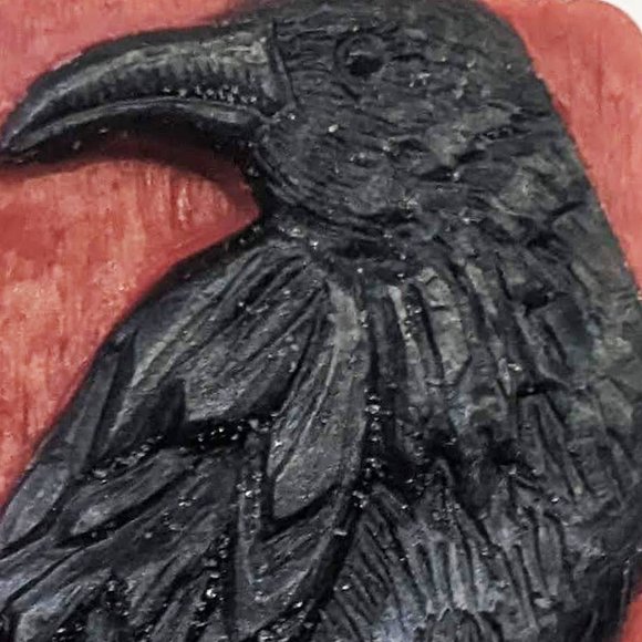 Gothic Raven Vegan Soap Bar Elderflower Scent Handmade - Picture 2 of 4